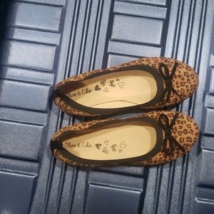 Cheetah printed flats/ Brand: Olive and Edie/ Size: 4 in women's